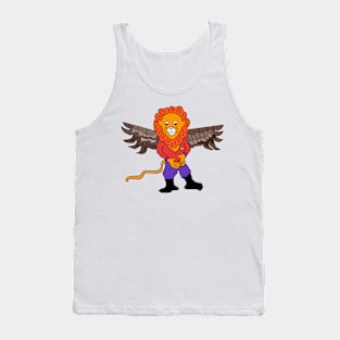 pixel art lion with wings Tank Top
